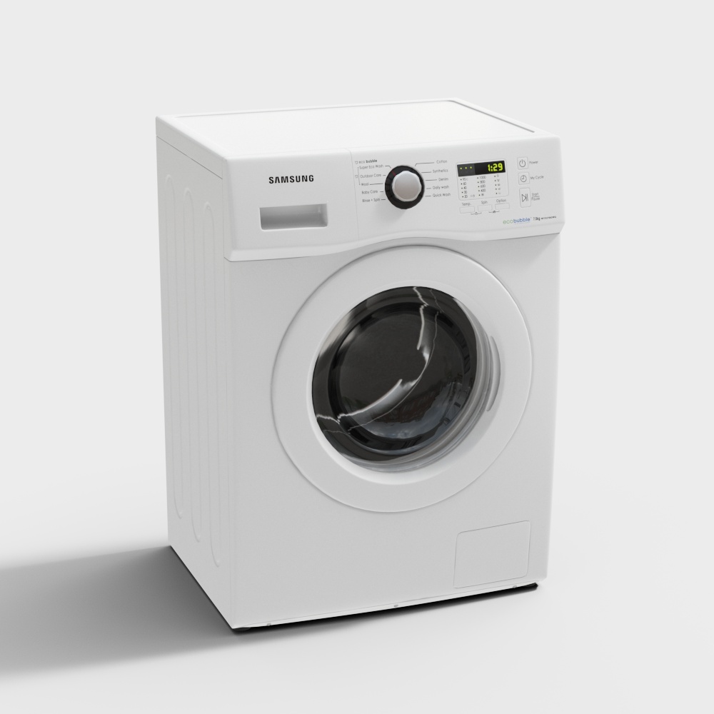 智能洗衣机3D模型