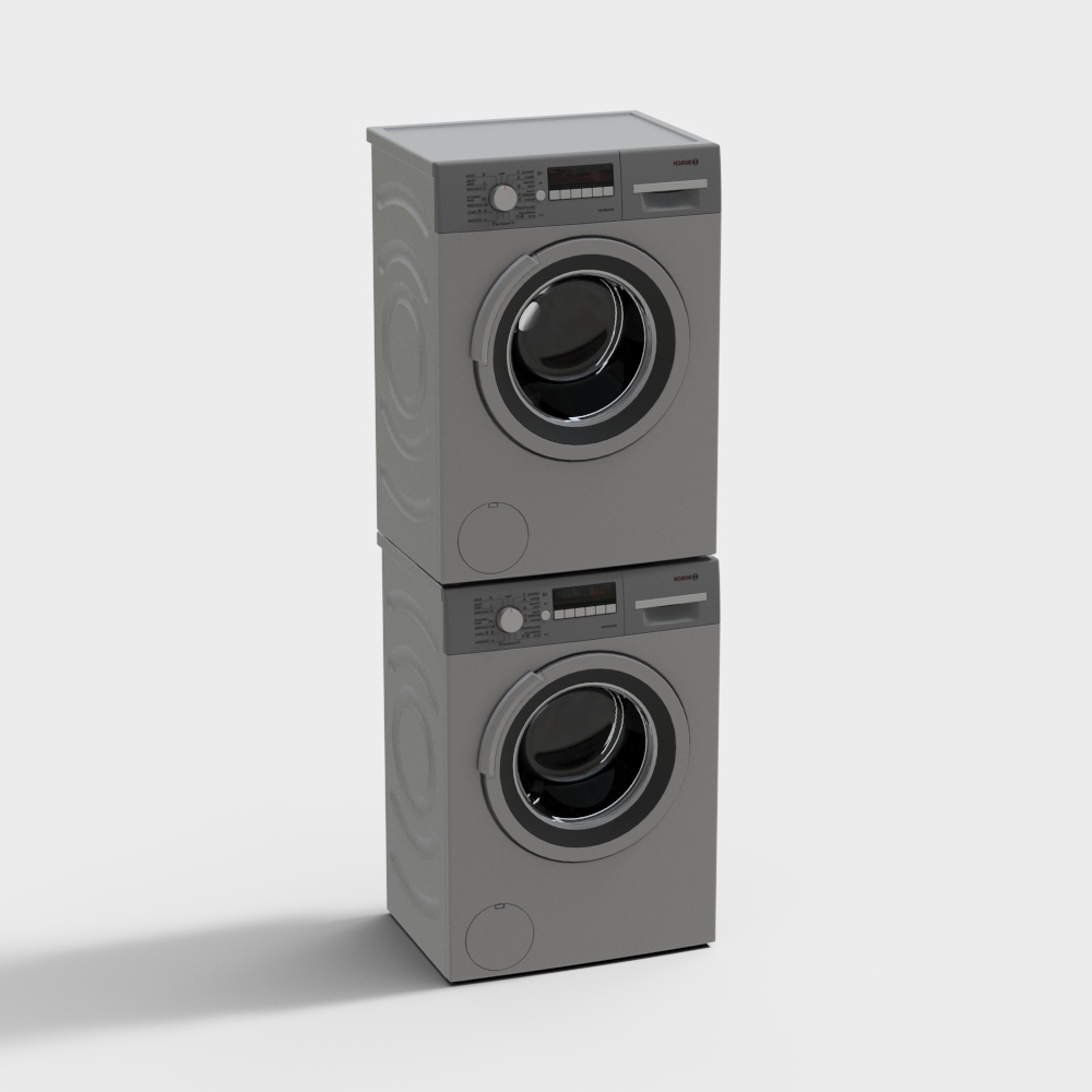 智能洗衣机3D模型