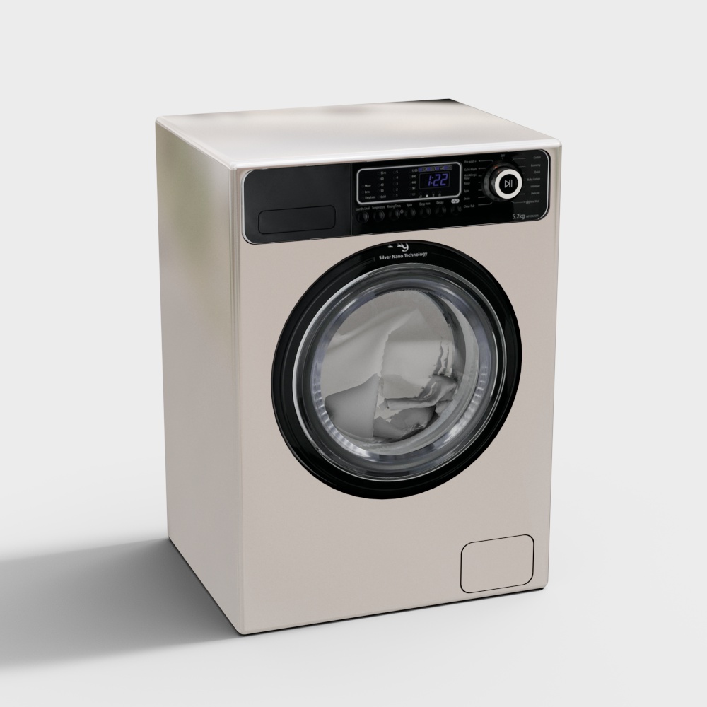 智能洗衣机3D模型