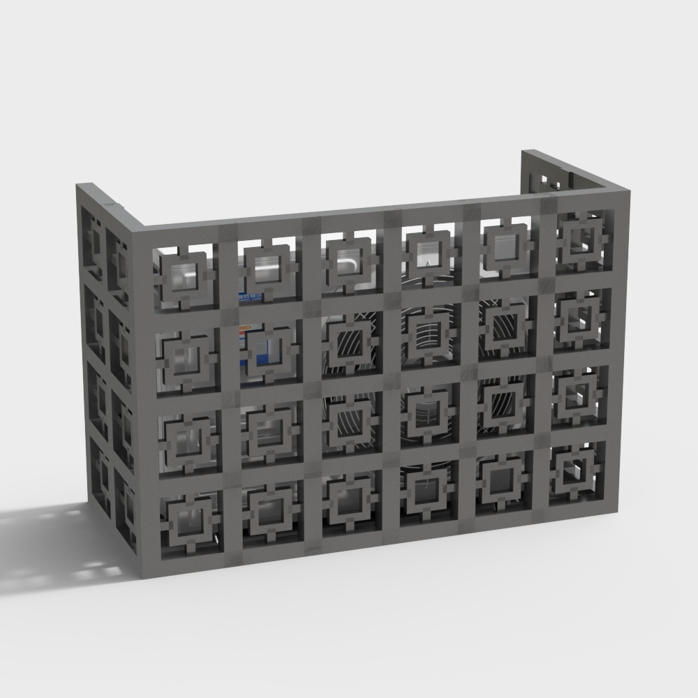 空调外机栏3D模型