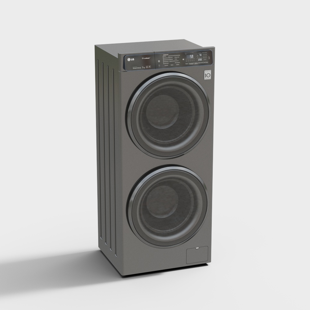 智能洗衣机3D模型