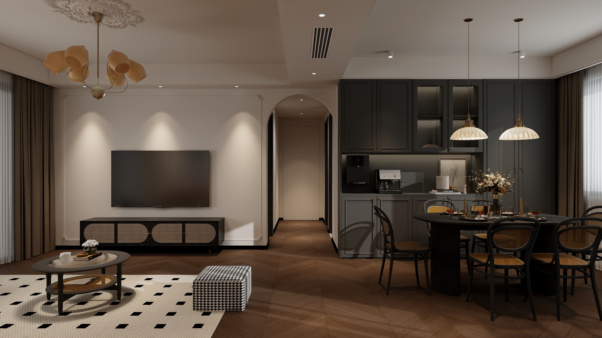 STARS星空设计-复古风-装修设计方案