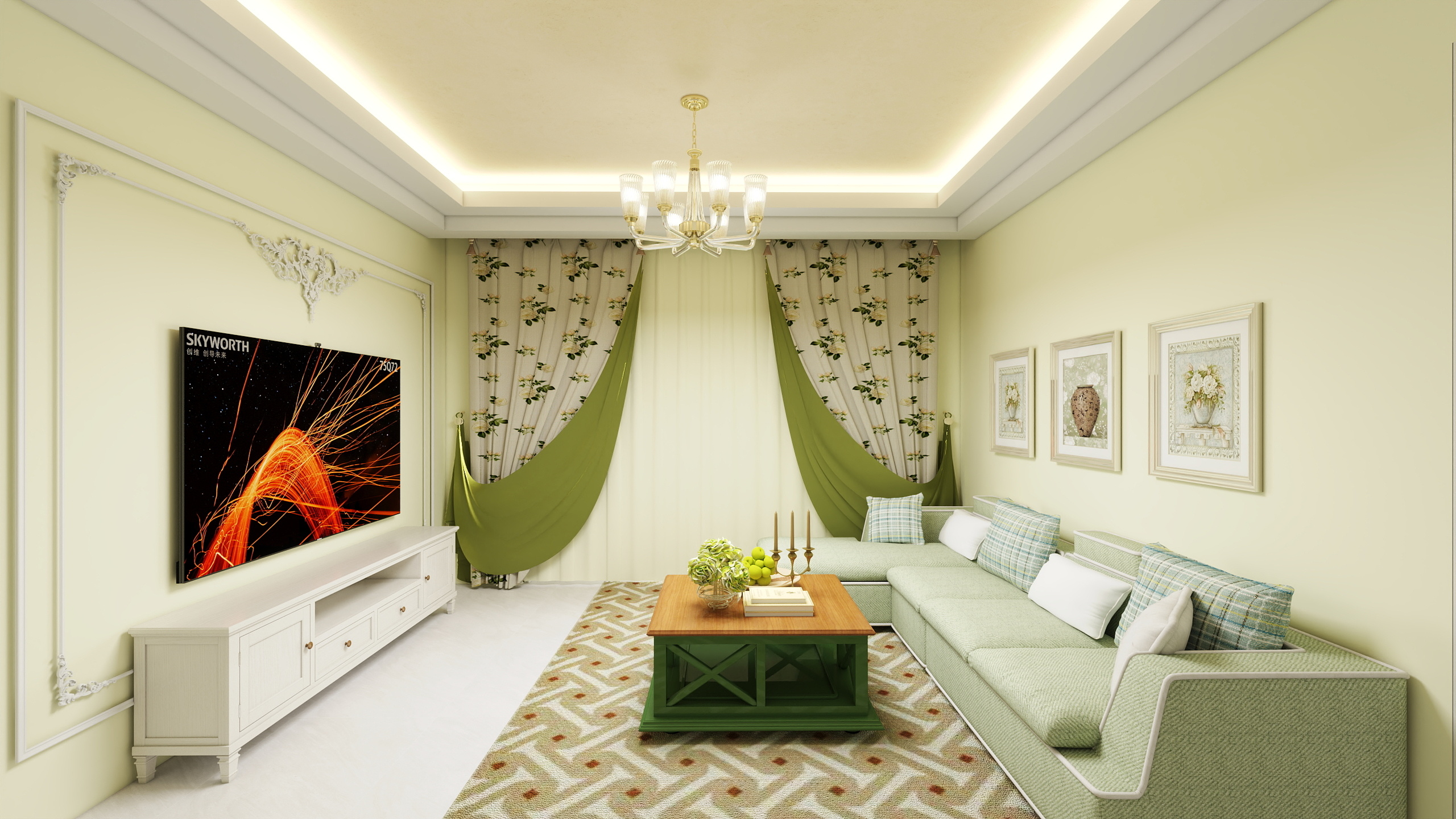 不出新手村的匠人-东达安苑92㎡2室装修效果图