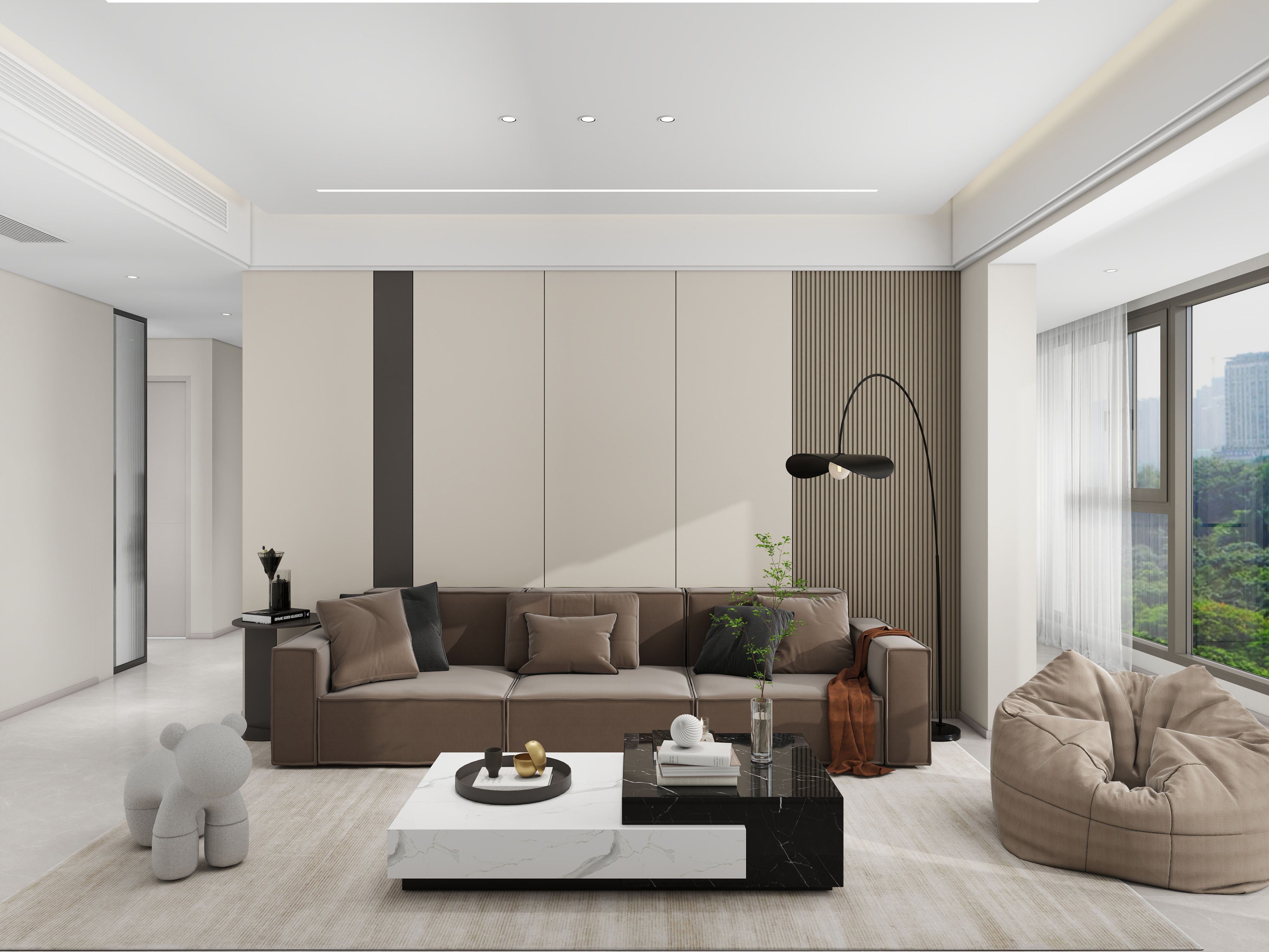 全屋整案定制-俪景雅苑大户型暖色系最终确认方案-装修设计方案