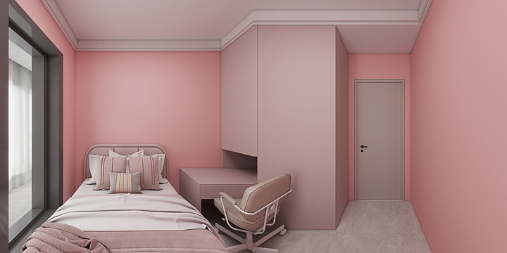 晨辉日落夕阳-105平米柏悦府C4-装修设计方案