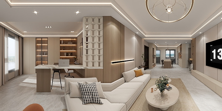 闲云野设-文庭苑6-1-901-装修设计方案