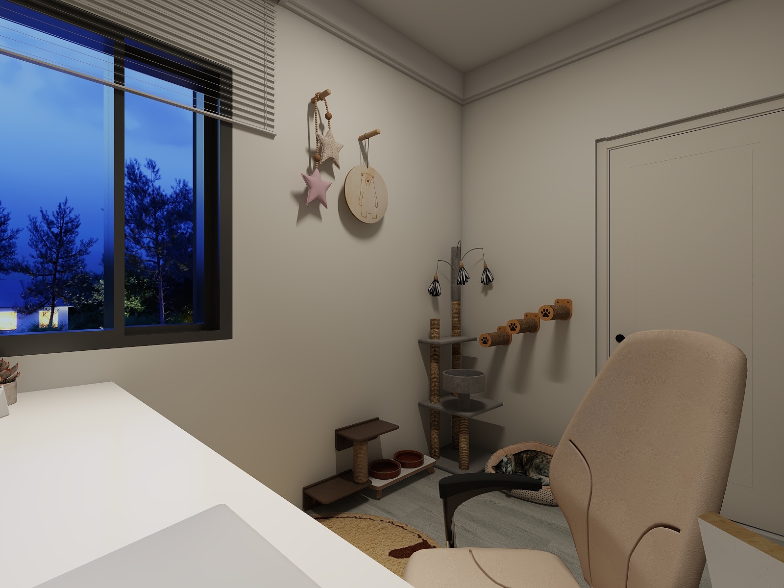 陈小花ly-海德公园81㎡3室装修效果图