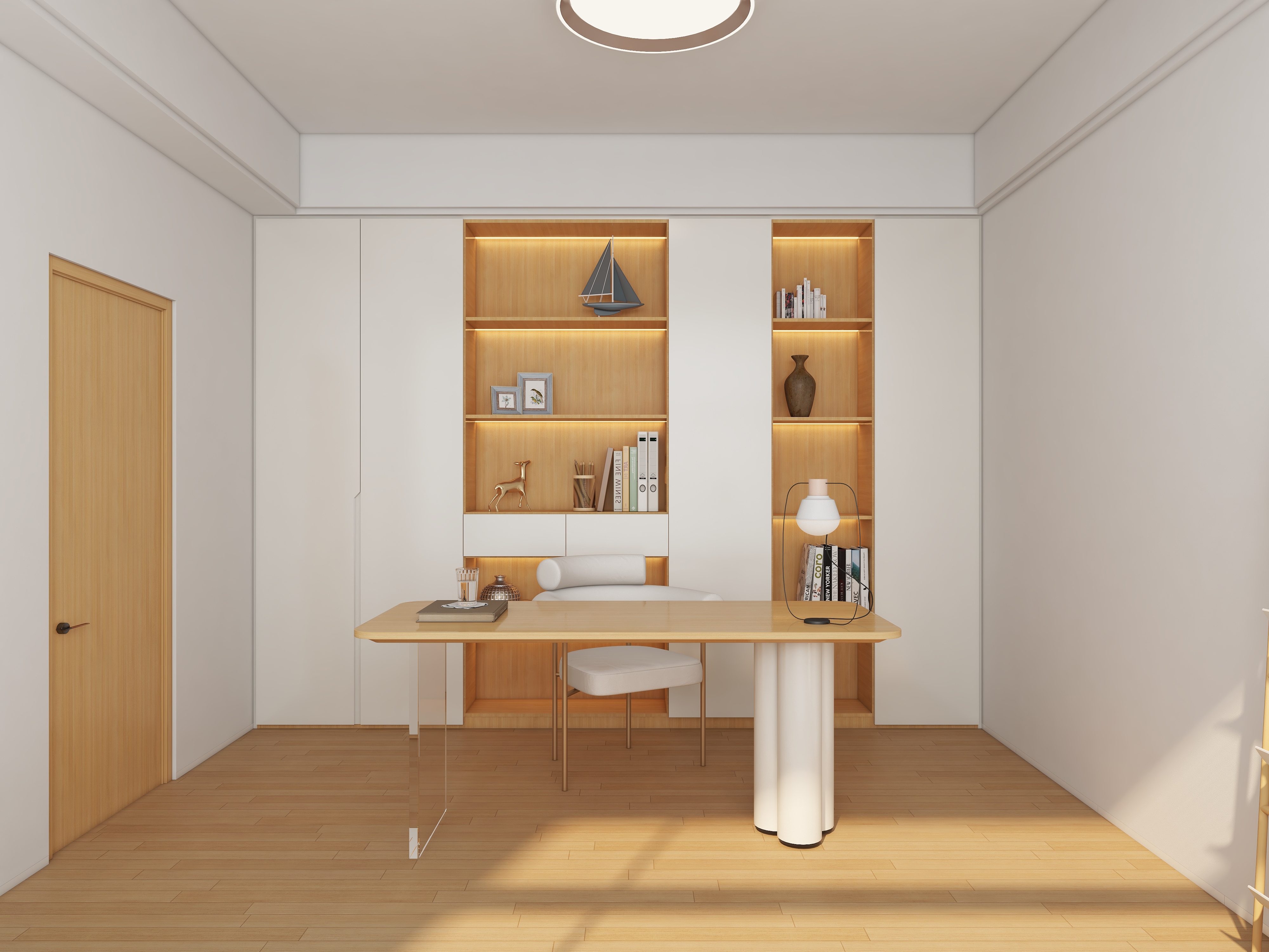 汐墨--XMDesign-原木风装修效果图