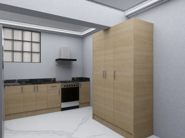 I designed a kitchen yesterday to my client.