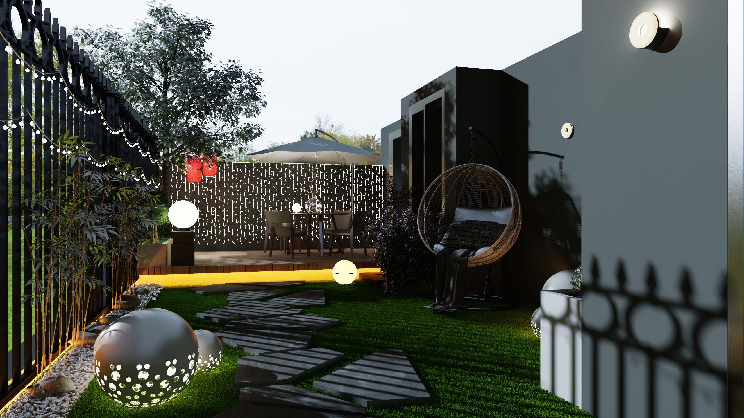 陈小花ly-龙湖山前田园95㎡3室装修效果图