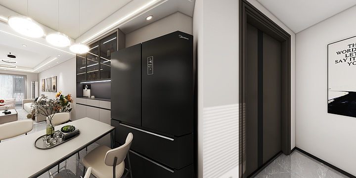 旭峰装饰-玥-泰和印象9-1401-装修设计方案