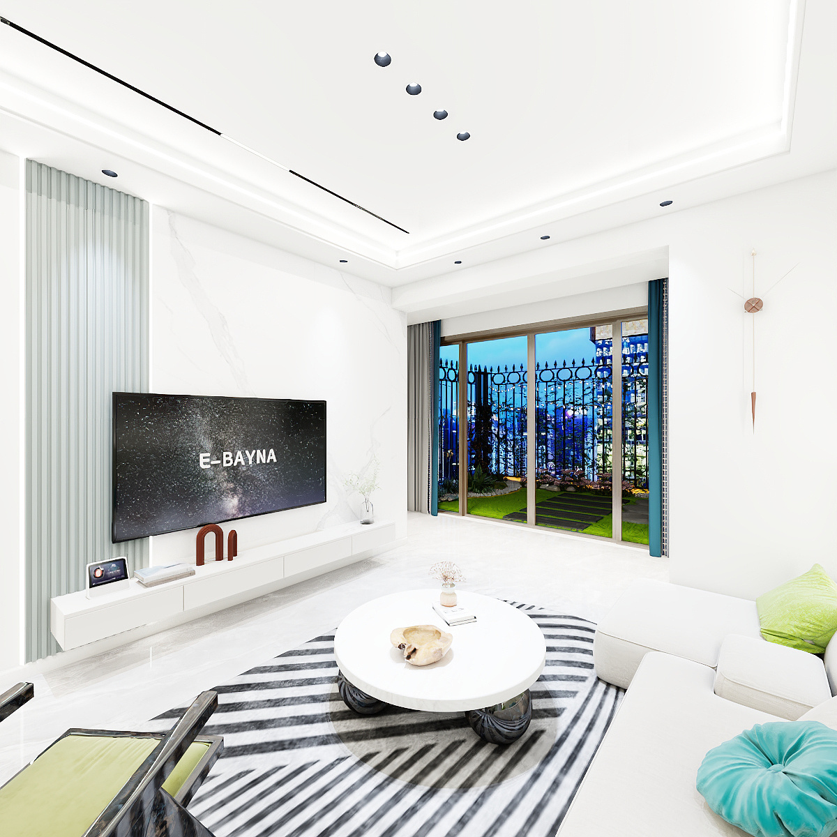 陈小花ly-龙湖山前田园95㎡3室装修效果图