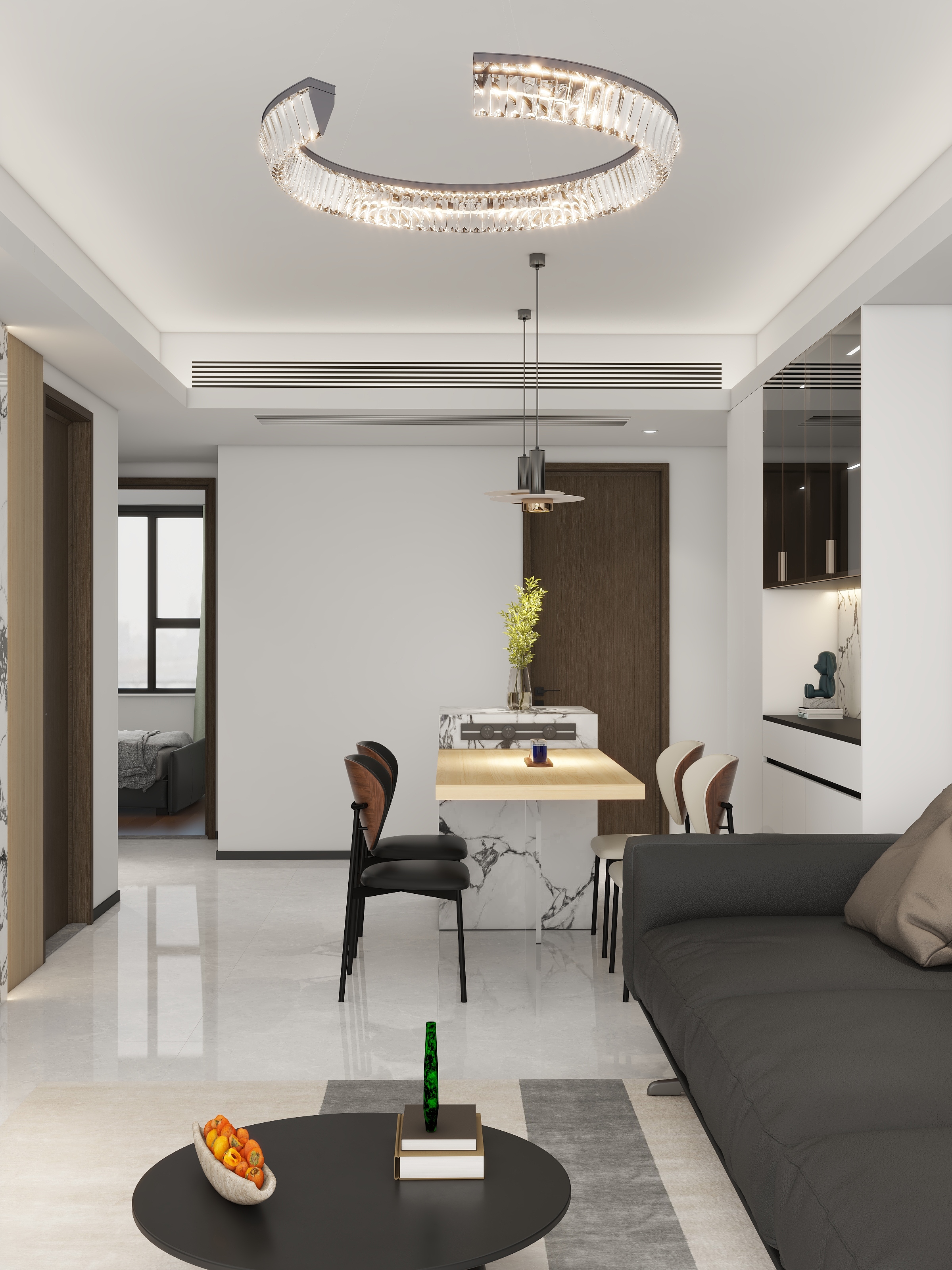 在路上路上-融创1890A三室两厅两卫-装修设计方案