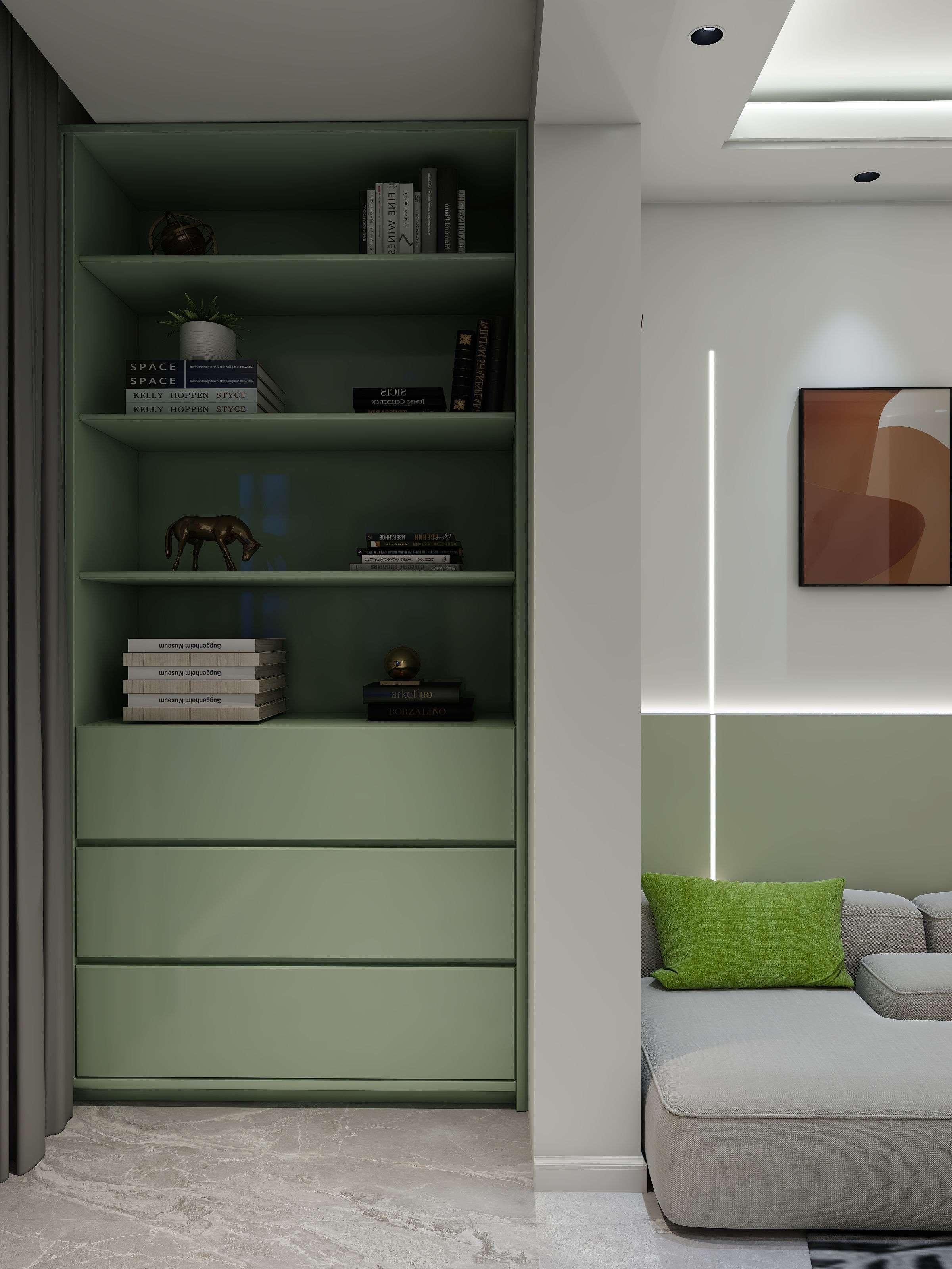 陈小花ly-龙湖山前田园95㎡3室装修效果图