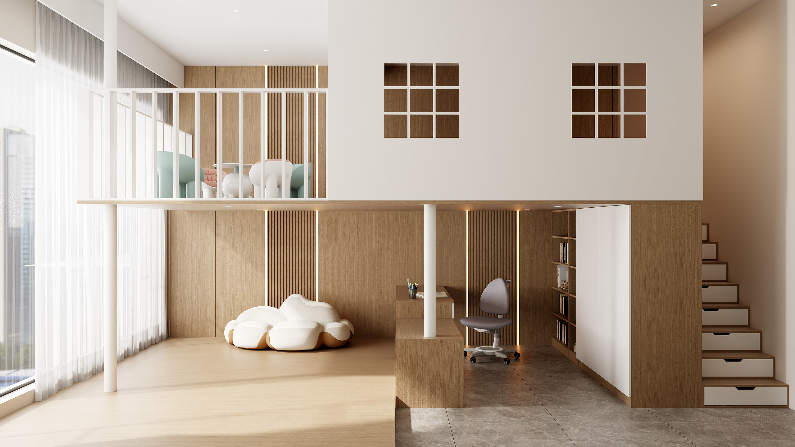 TX-LAW-480㎡豪宅-5楼装修效果图