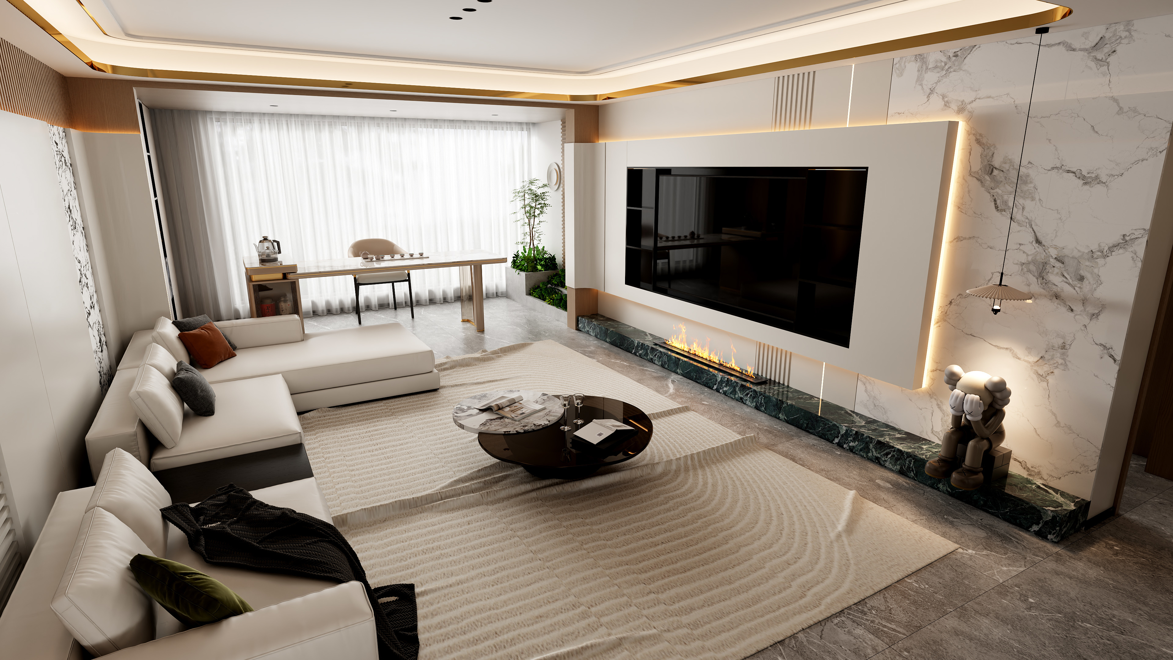 张张涨钱啦-小区房166㎡-装修设计方案