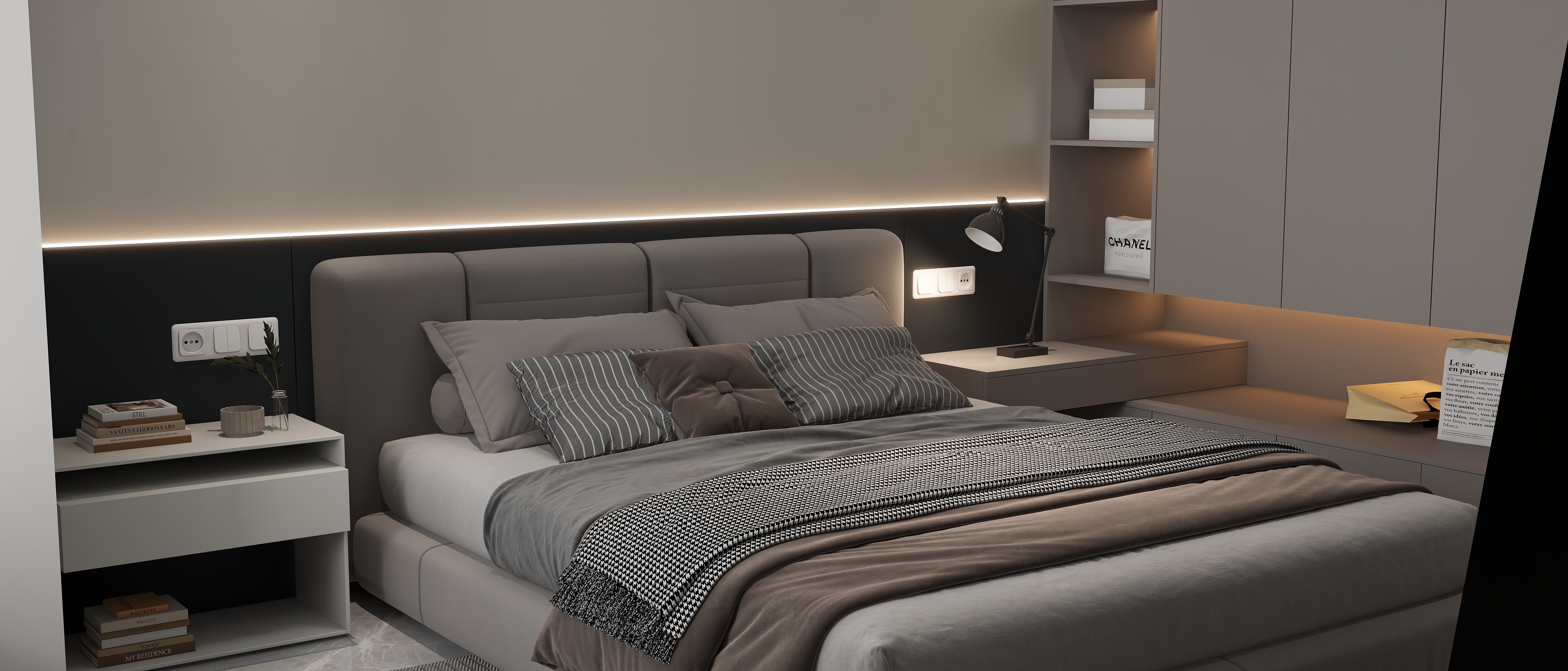 仲照平-116㎡3室装修效果图