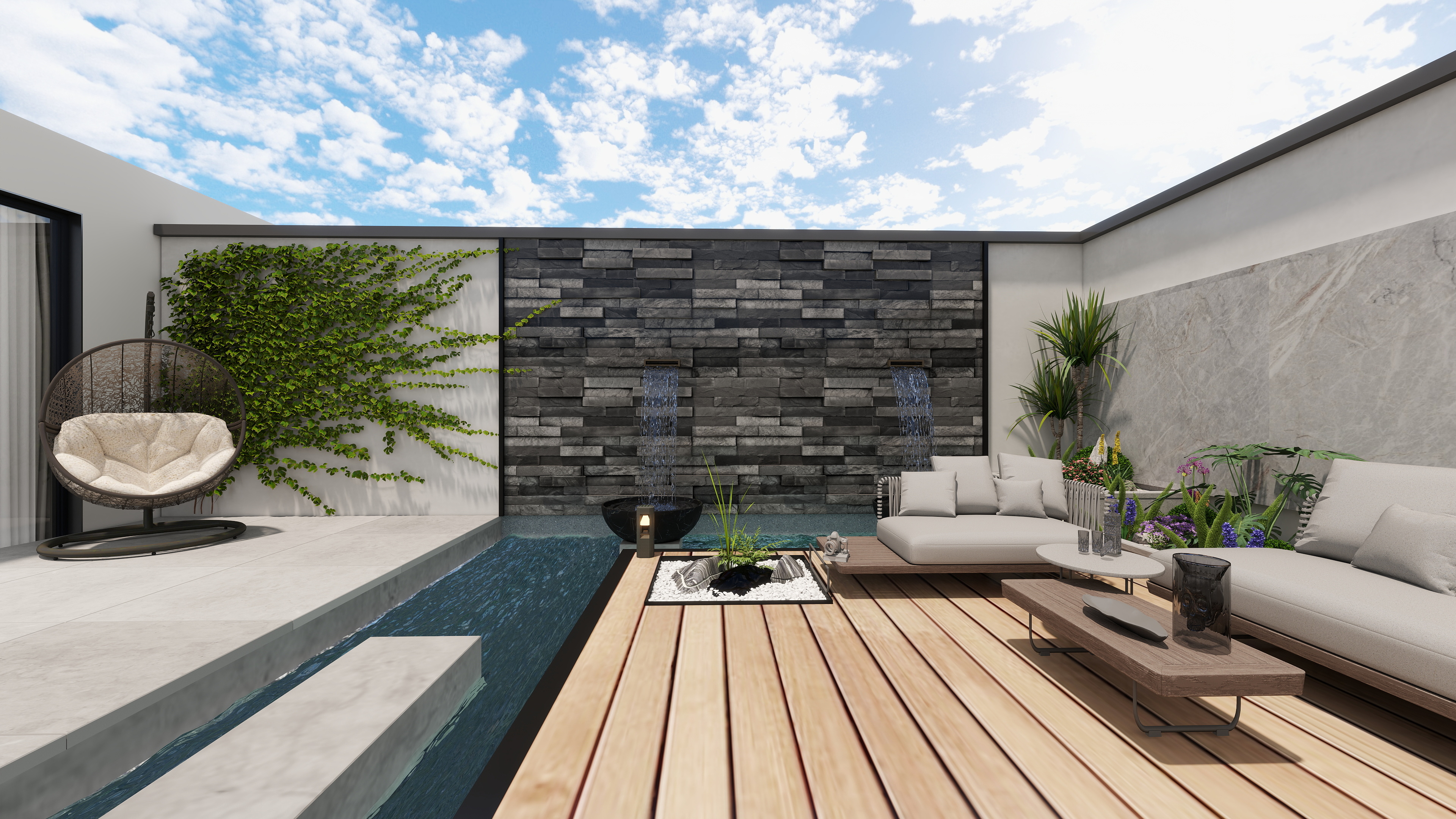 宴君-现代景观庭院--装修设计方案