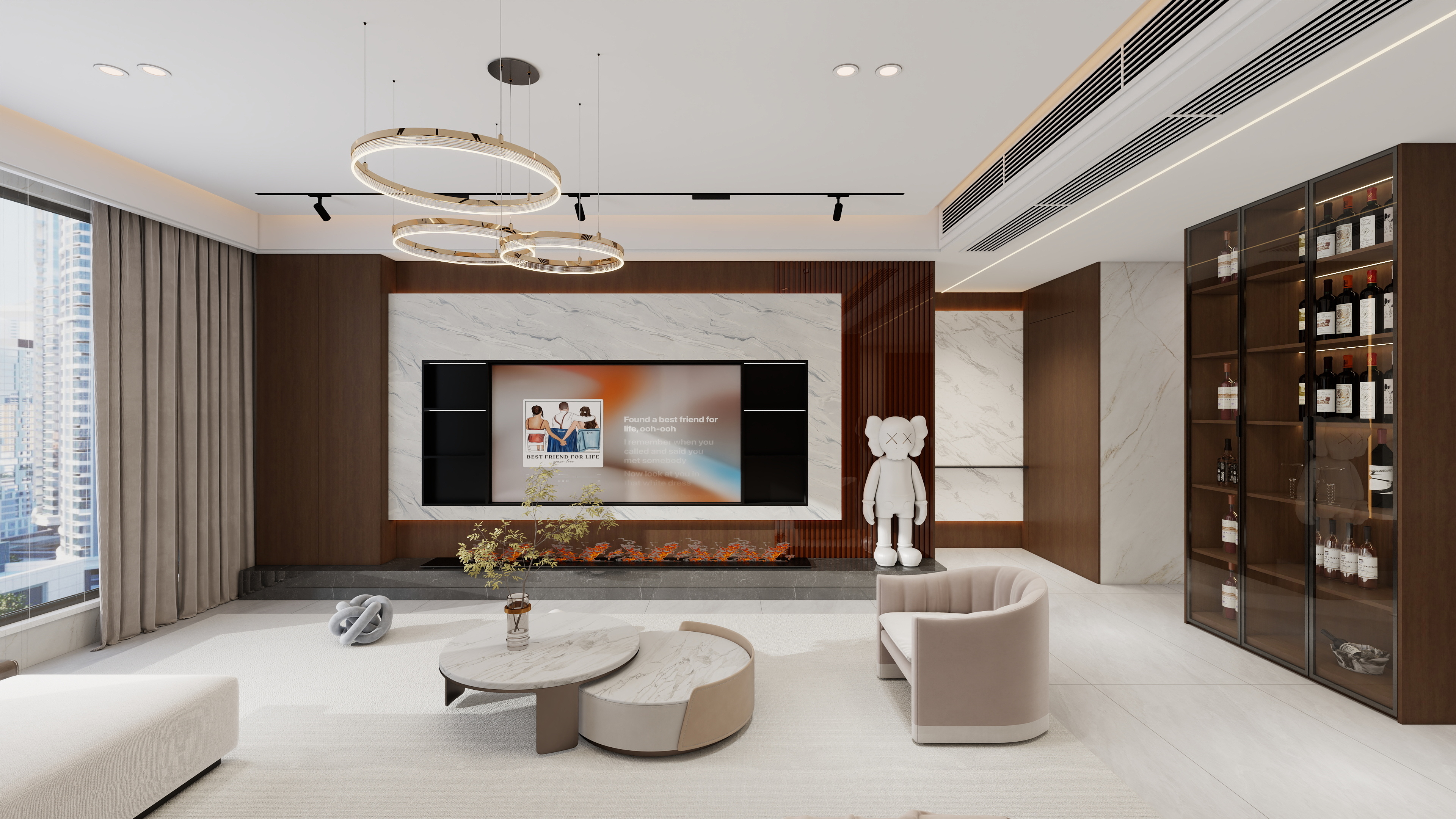 艺禾设计-万合观湖兴景122㎡3室-装修设计方案