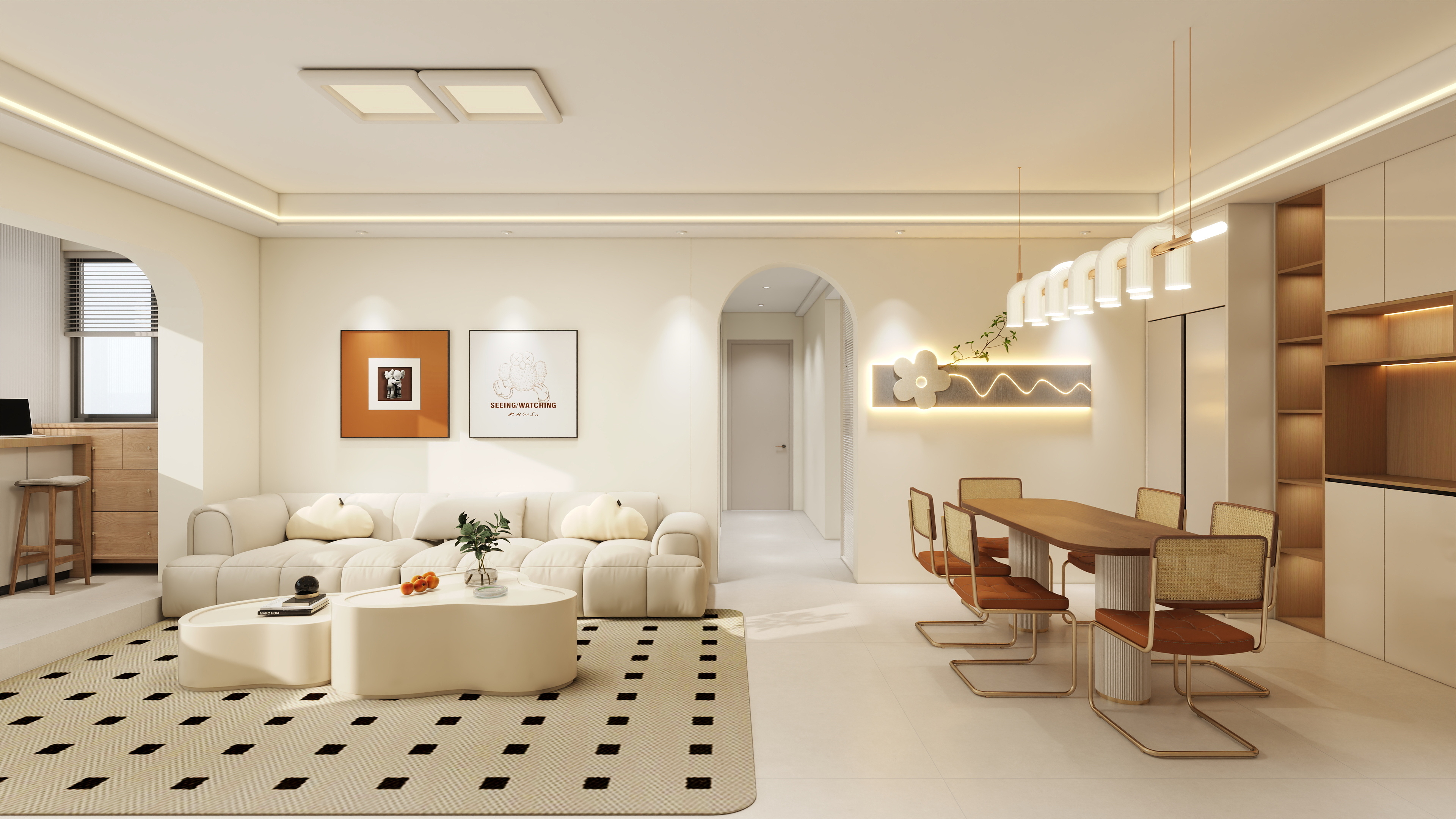 创艺装饰设计青年-139㎡5室-装修设计方案