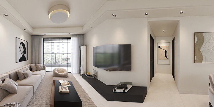 PREA|VISION-紫薇春晓105平-装修设计方案