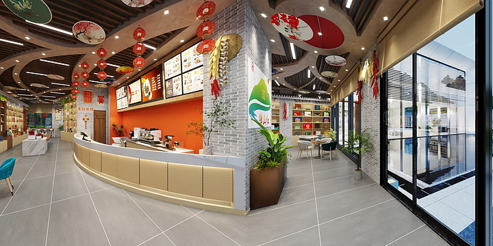 许LI军-绛山红生活体验馆-浅色系（不带楼梯）-装修设计方案