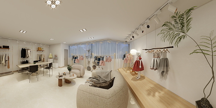 汝丽-服装店-装修设计方案