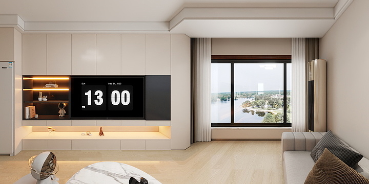 张亮-耀旭工程中粮10-2-1101郝女士雅居方案二-装修设计方案