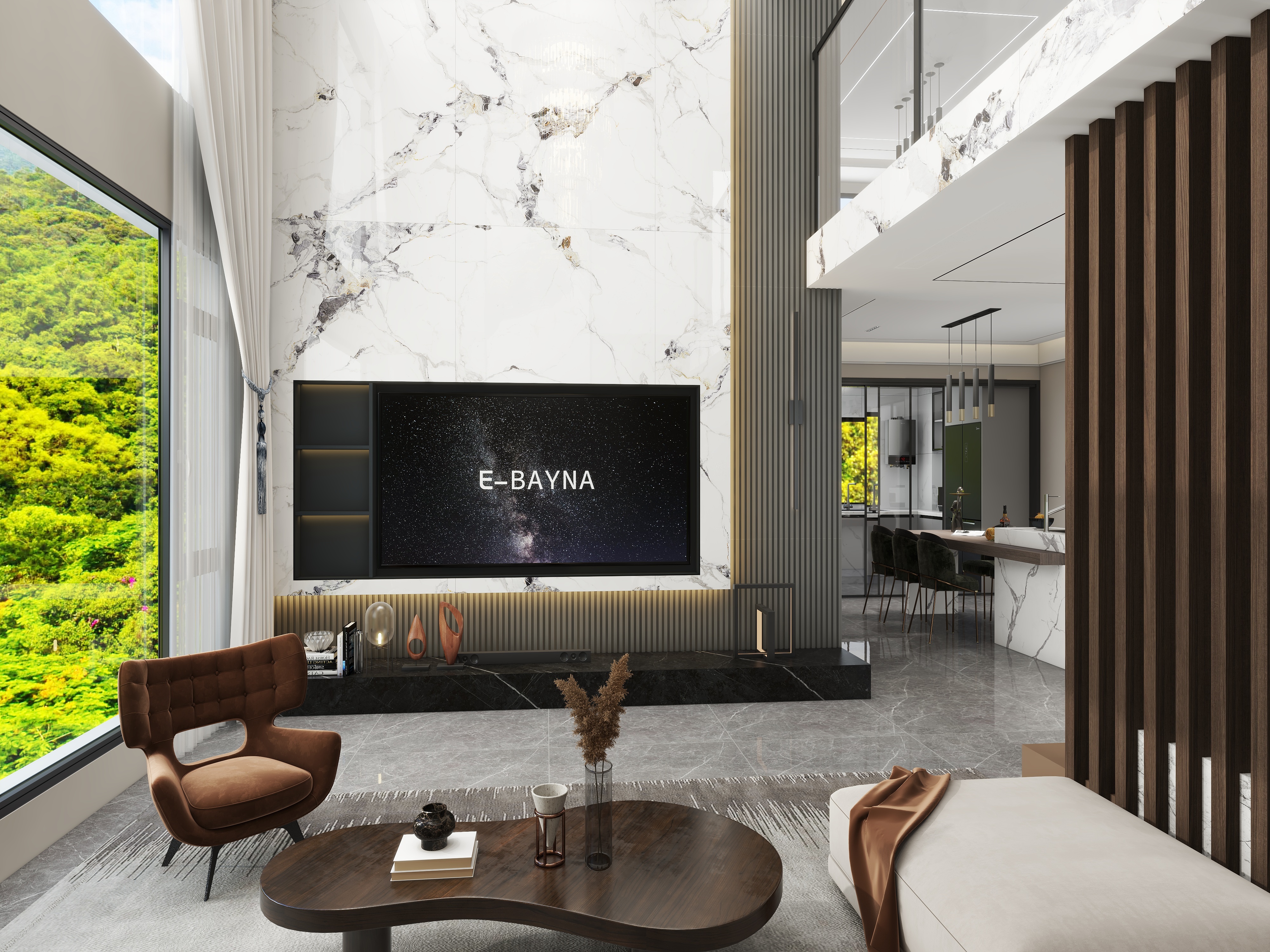 陈飞-2层别墅现代风格效果展示-装修设计方案