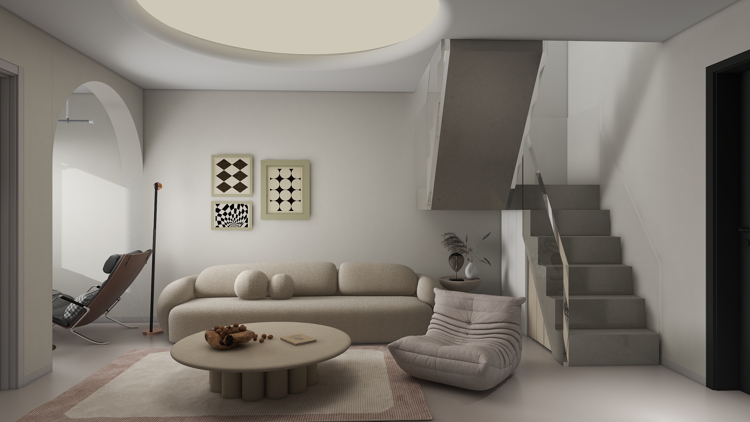 方寸间设计工作室-彩虹御苑60复式-装修设计方案