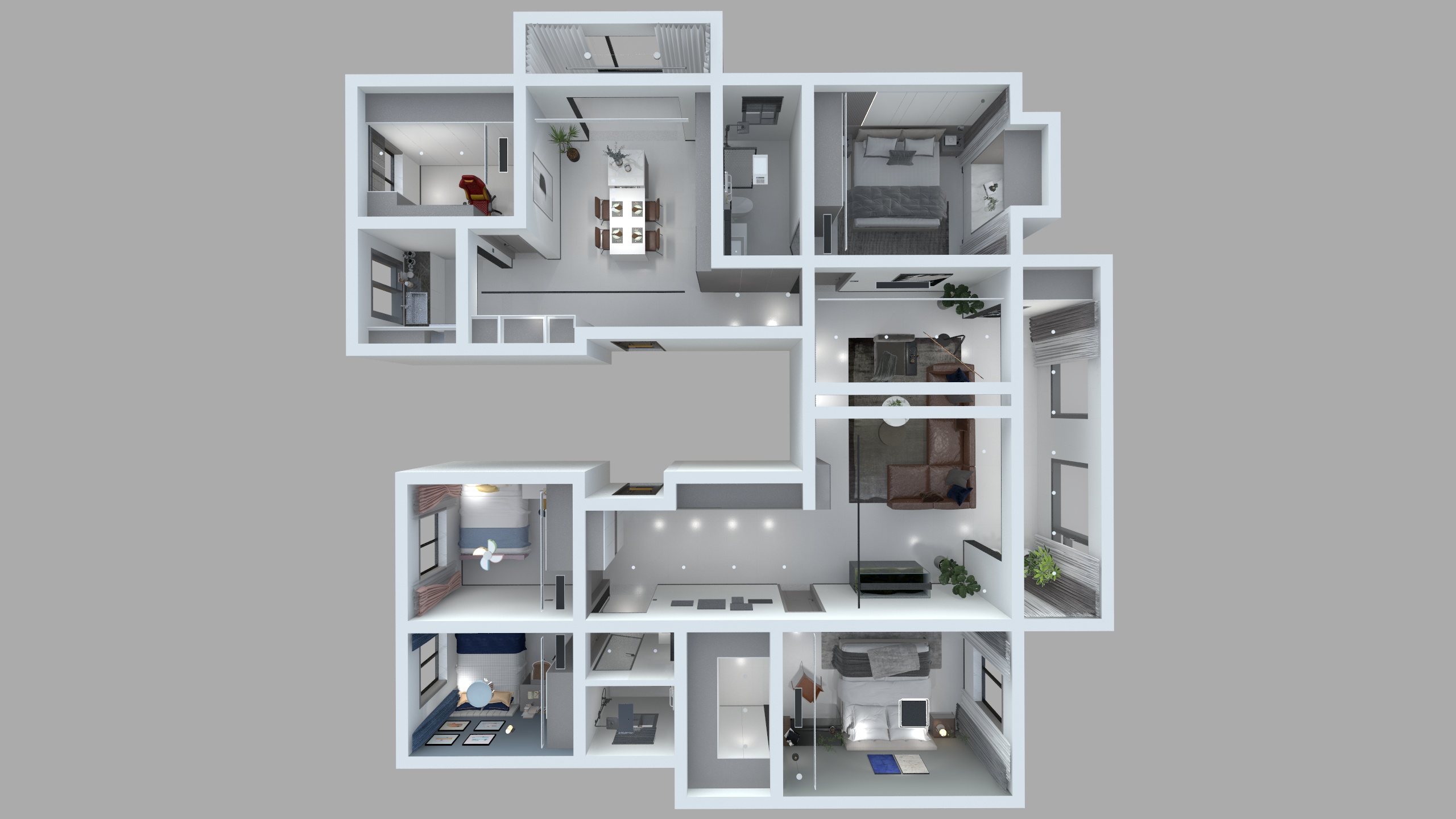 MDJ室内设计-星美城市广场7#梅总装修设计方案-装修设计方案