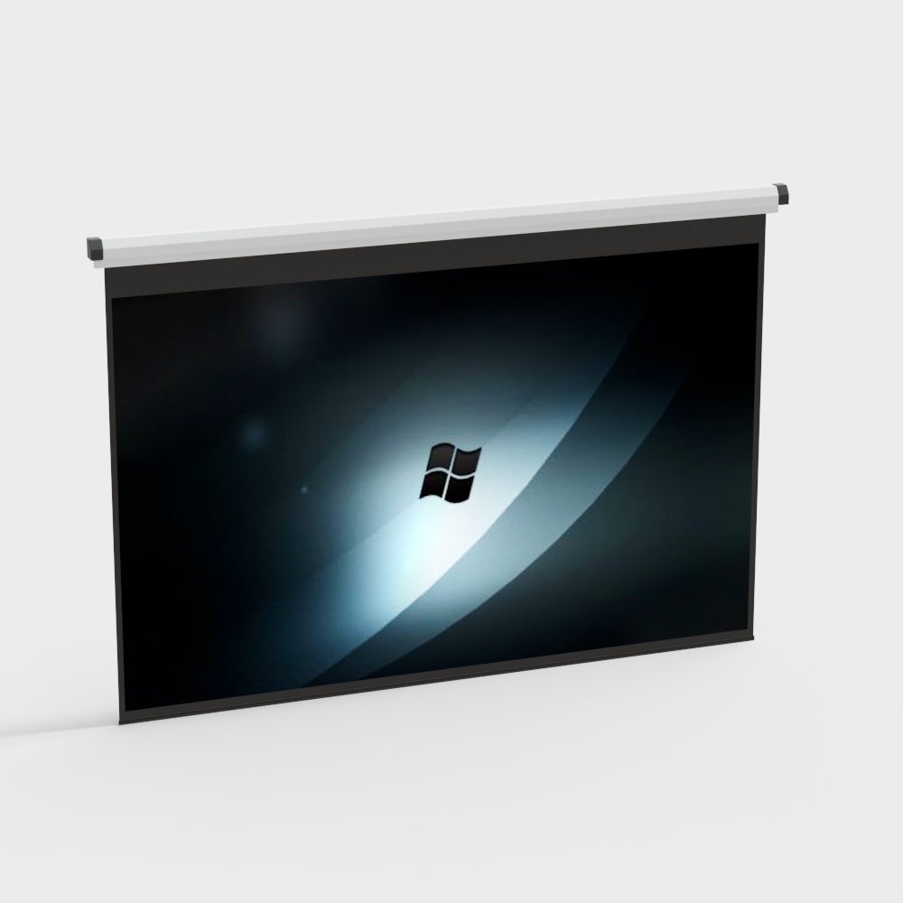投影布3D模型