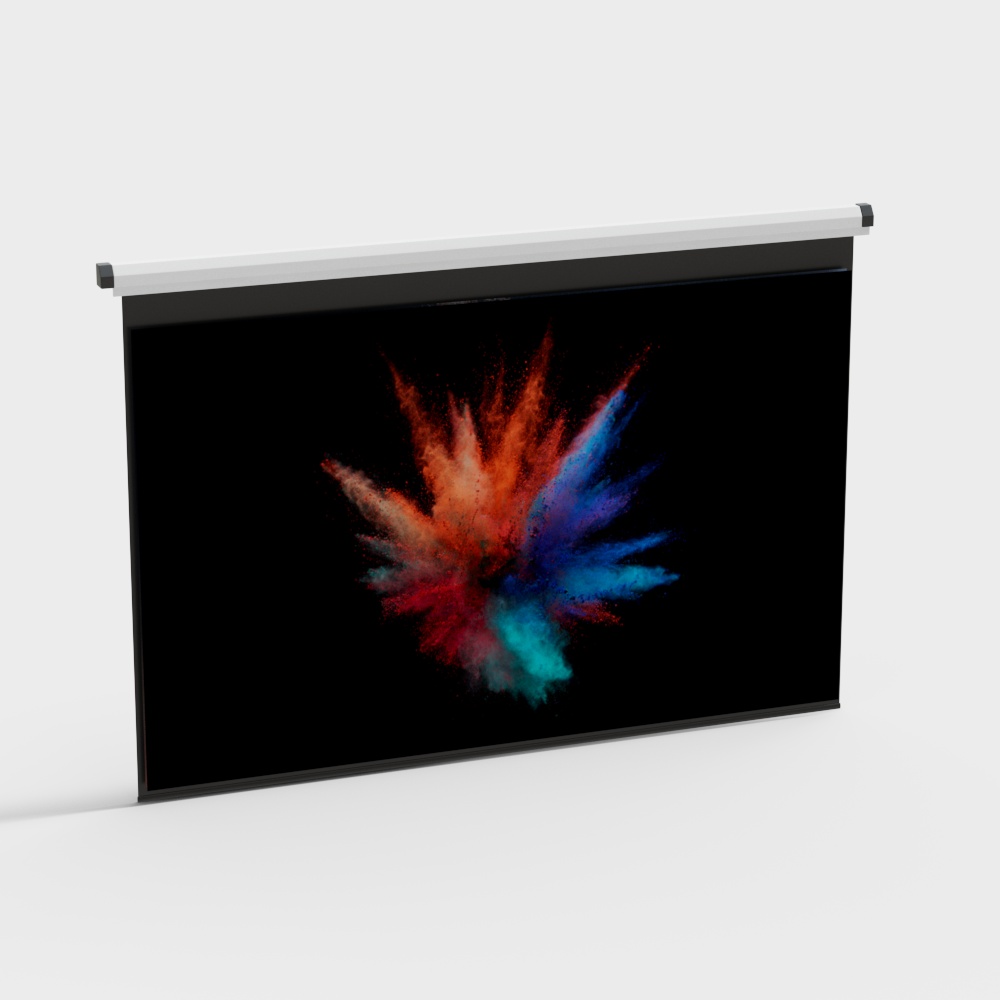 投影布3D模型