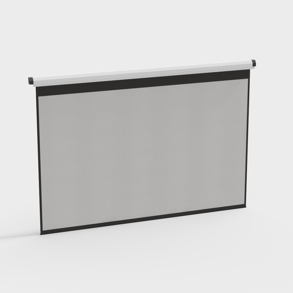 投影布3D模型