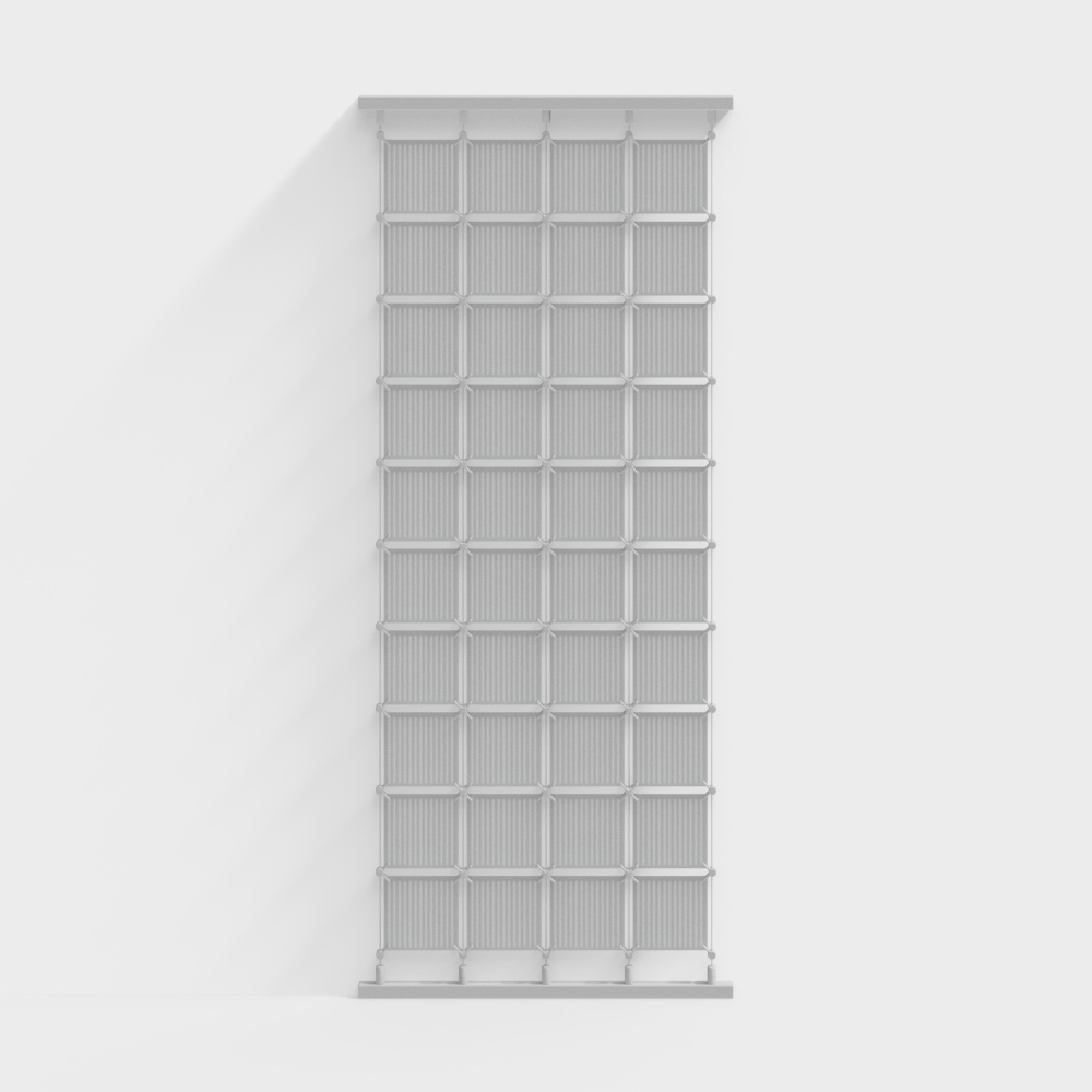 现代玻璃屏风左(2014)3D模型