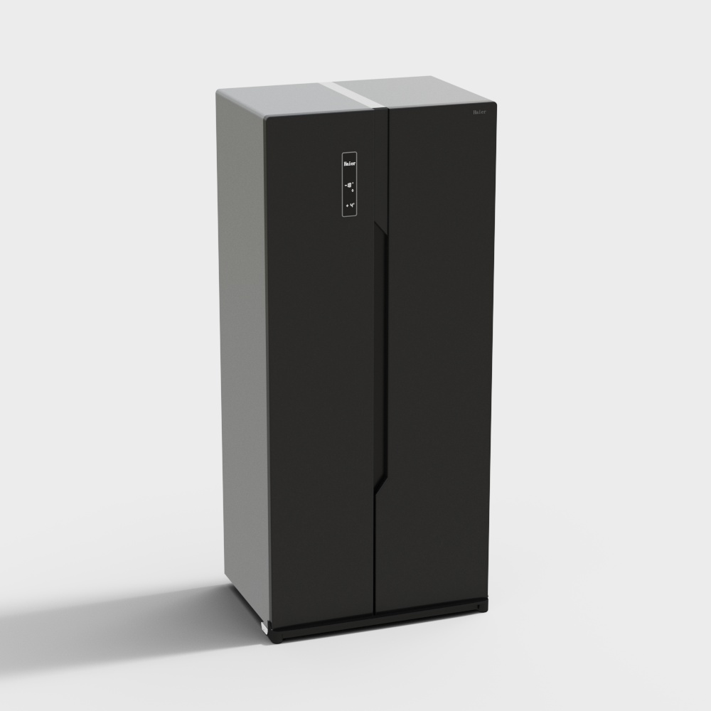 双门冰箱93D模型