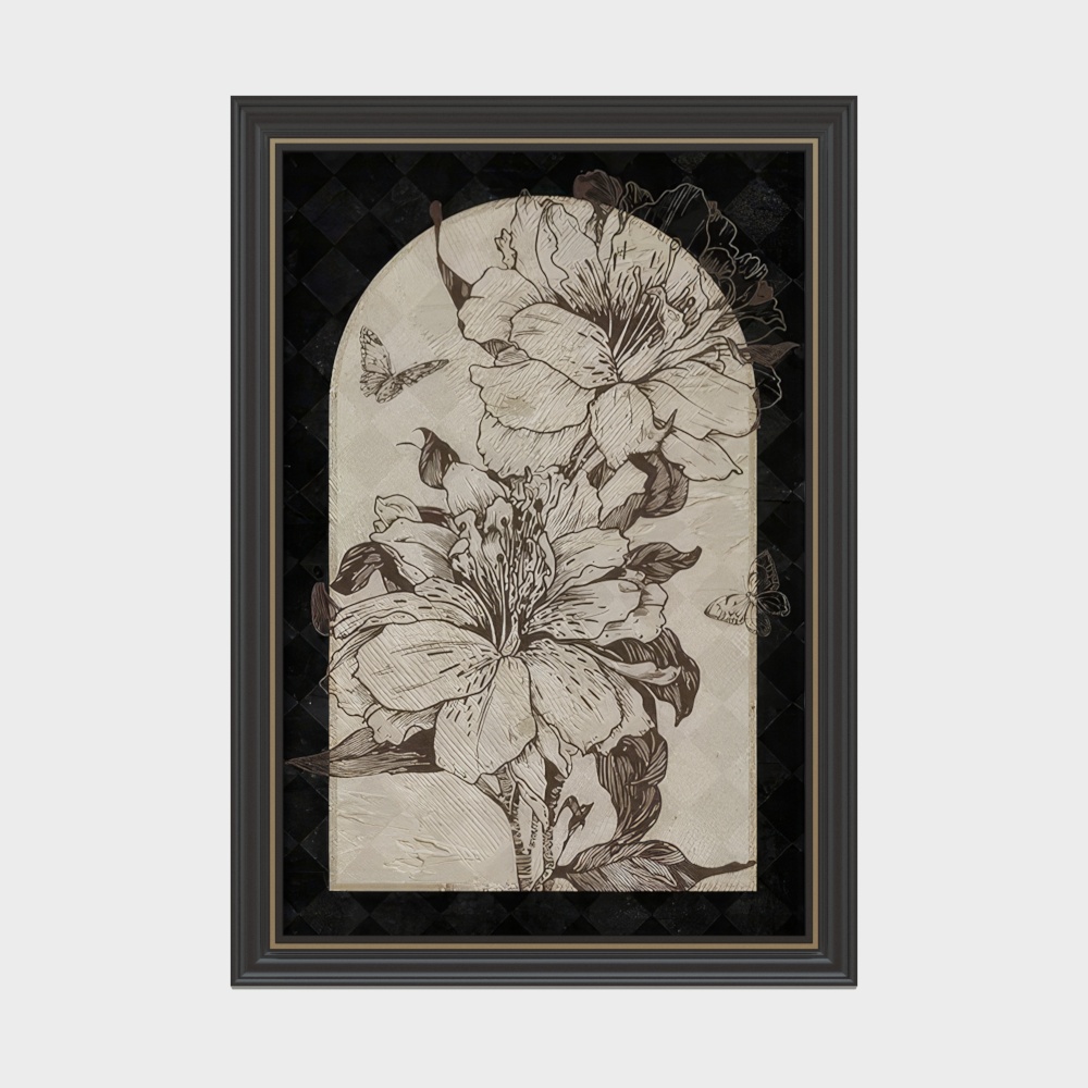 中古风复古装饰画