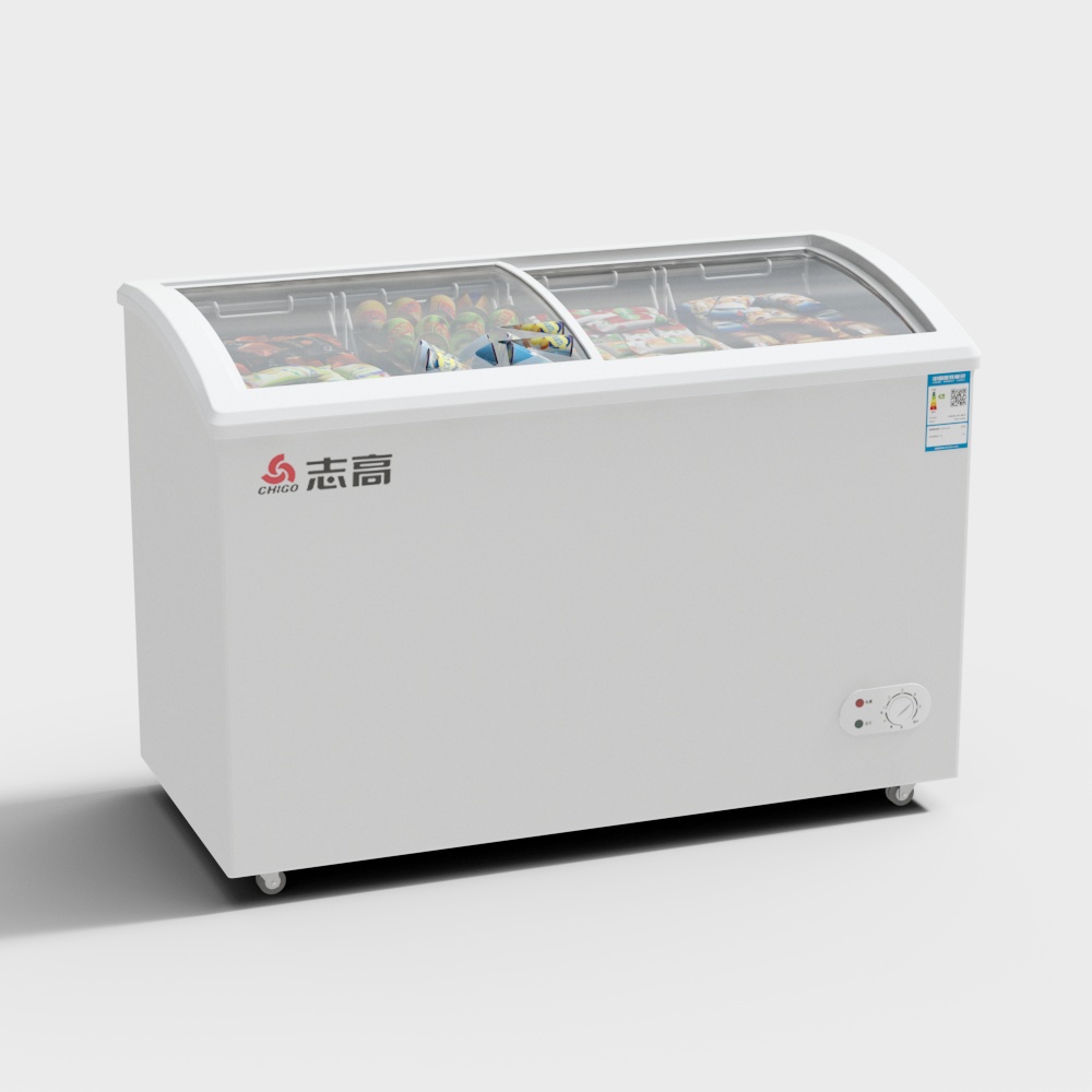 商用冰柜3D模型