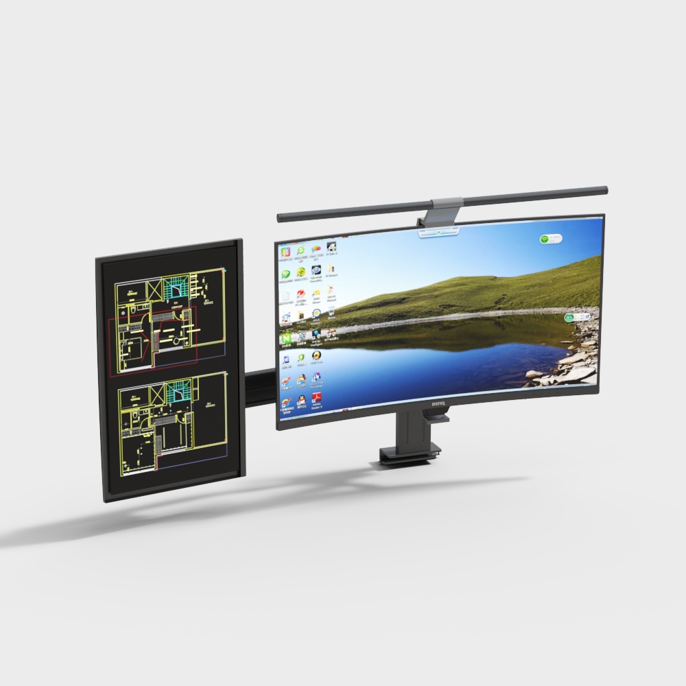 电脑显示器3D模型