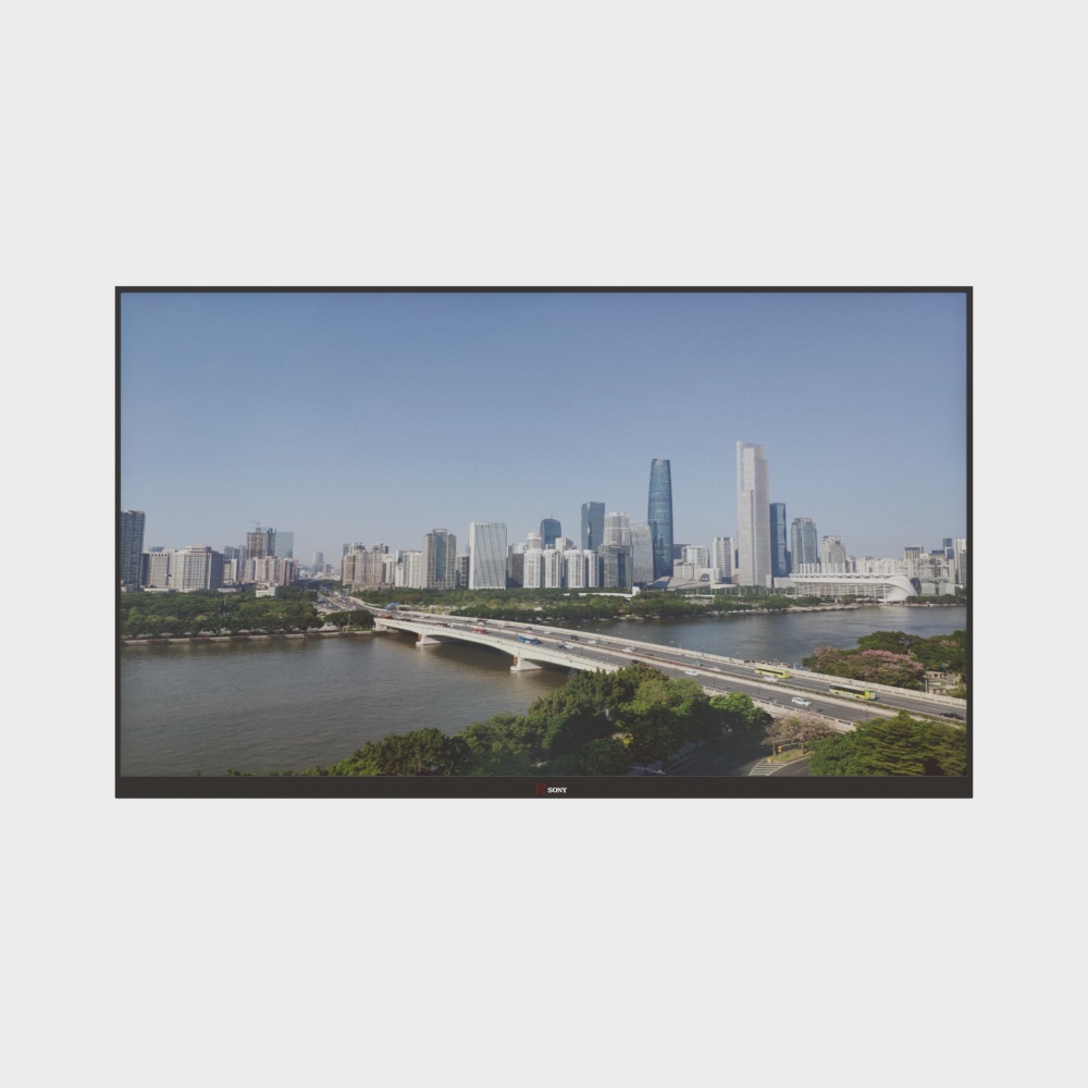 壁挂电视3D模型