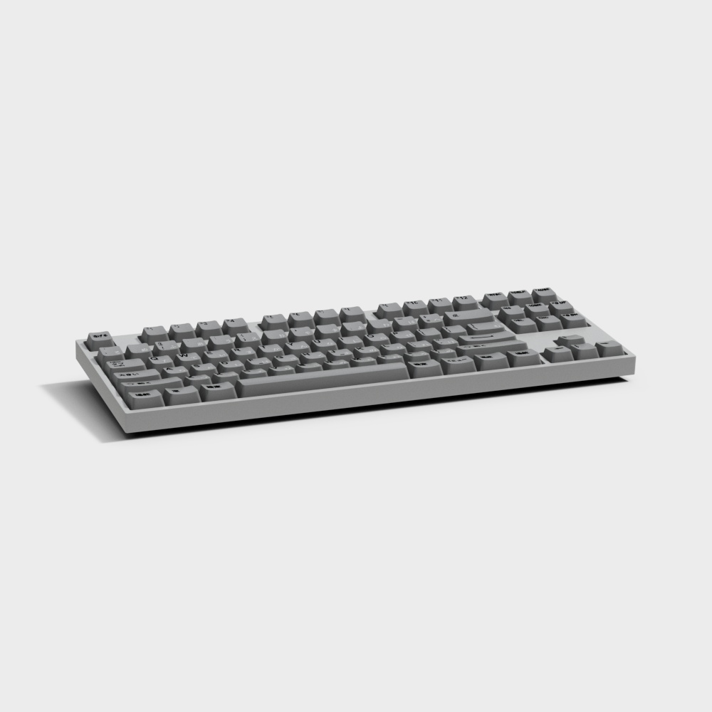 键盘3D模型
