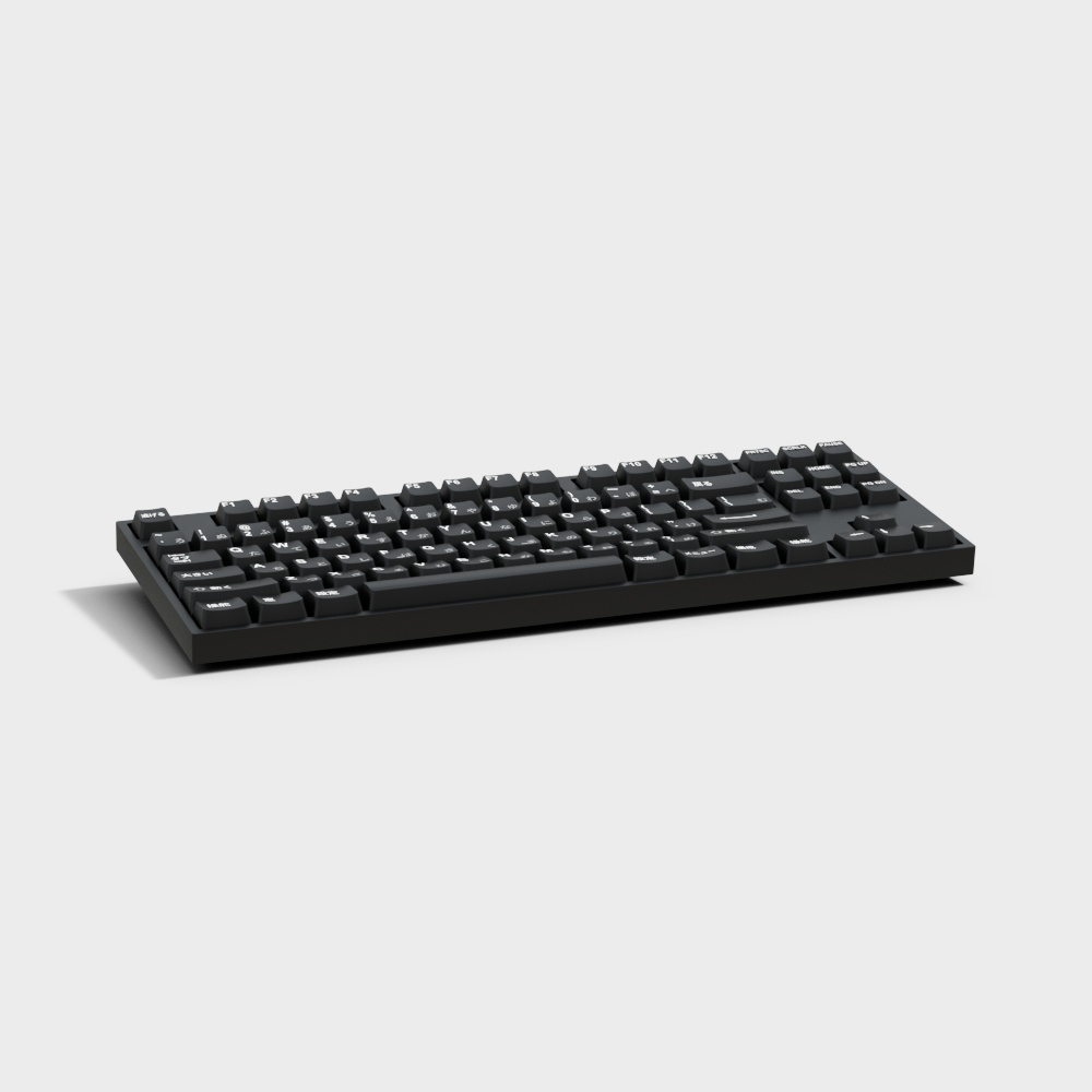 键盘3D模型
