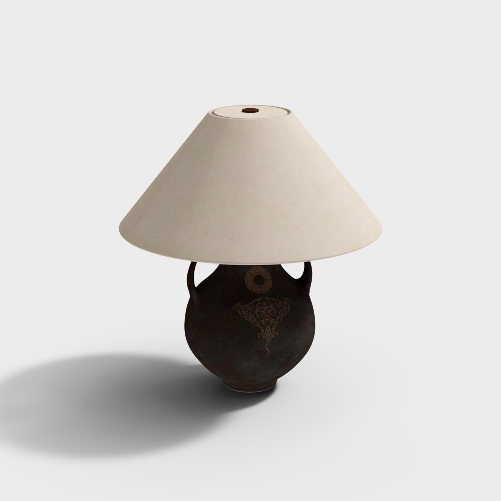中古风台灯
