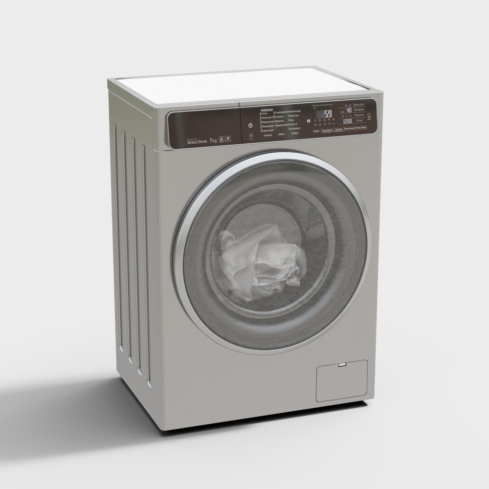 智能洗衣机3D模型