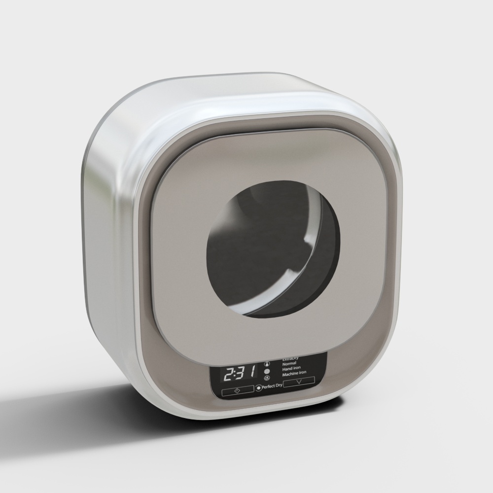壁挂洗衣机3D模型