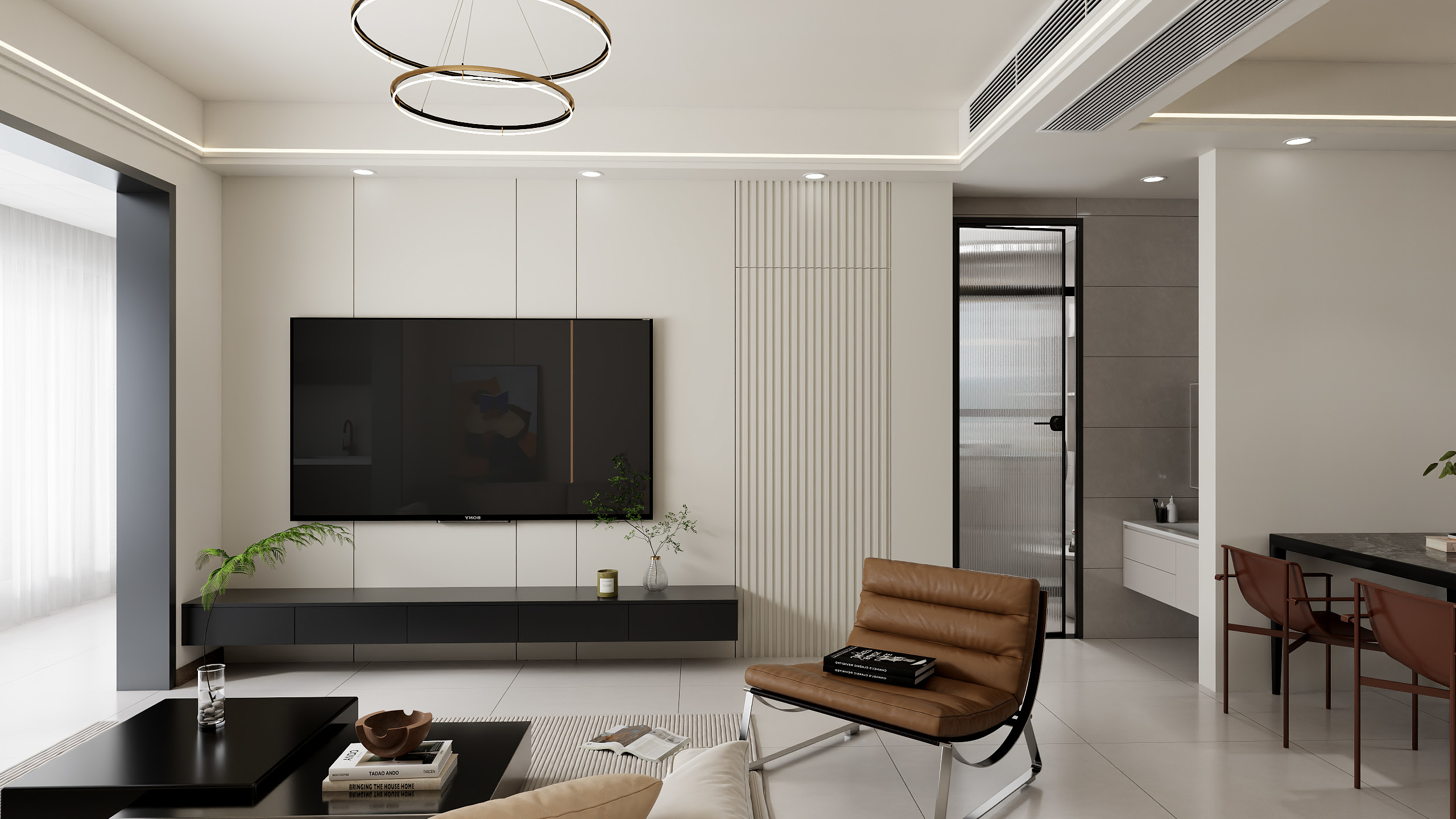 欧派全案设计师-陶工-御景新城120平室现代简约-装修设计方案