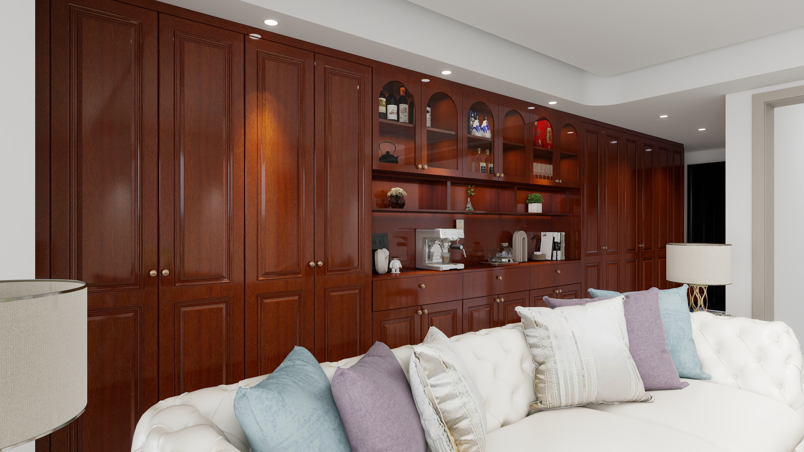 袁思煜-简美·餐边柜+隐形门-装修设计方案