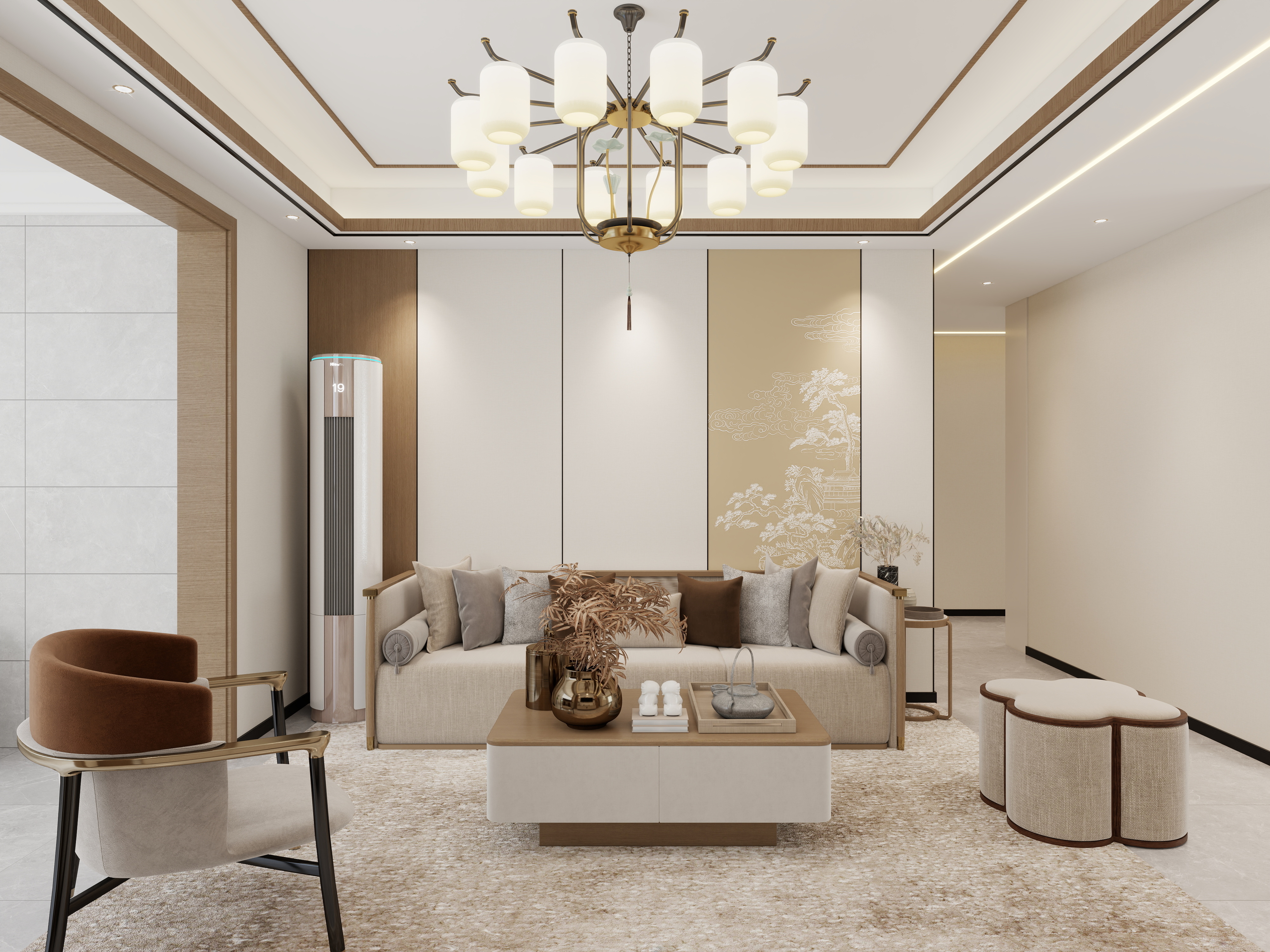 设计丨张超杰-新中式、肆拾贰壹-装修设计方案