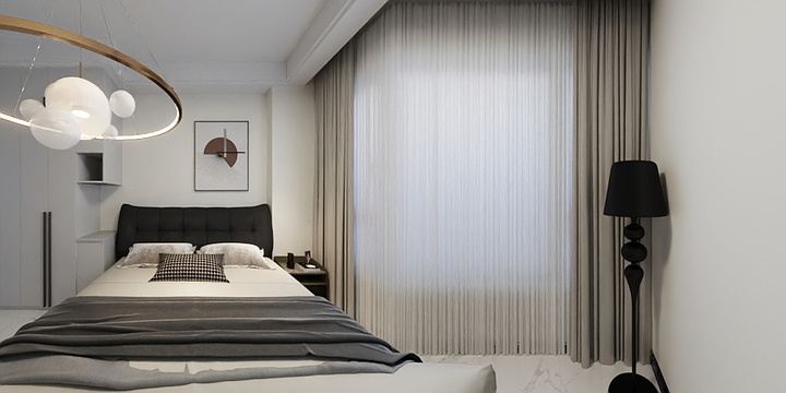 黑白灰111-荣利豪庭.dwg-装修设计方案