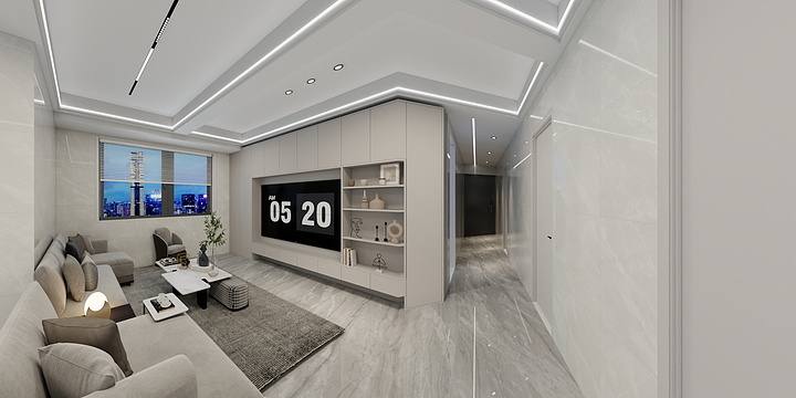 欧斯龙V欧宅高端顶墙-彭西一街二巷2号（公寓2-4）-装修设计方案